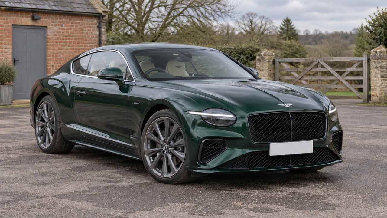 Illustrative Bentley Continental GT Speed banner view