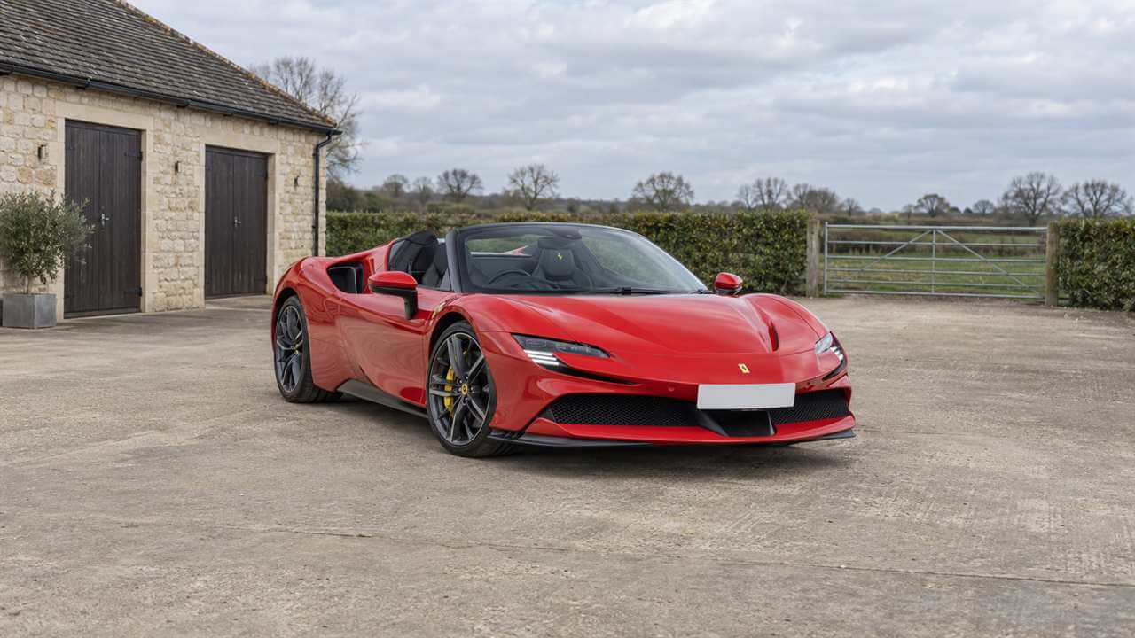 Illustrative Ferrari SF90 Spider banner view