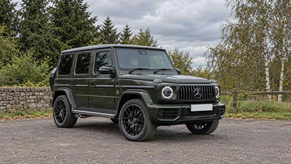 Illustrative Mercedes-AMG G63 MANUFAKTUR banner view